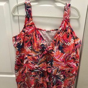 Avenue Plus Size 28W Bathing Suite Tanki Top